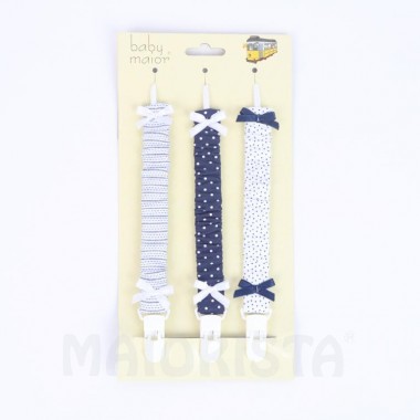 Pack 3 Porta Chupeta «Estampados Sortidos»