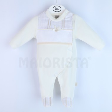 Babygrow VELUDO «Bordar/Xadrez»