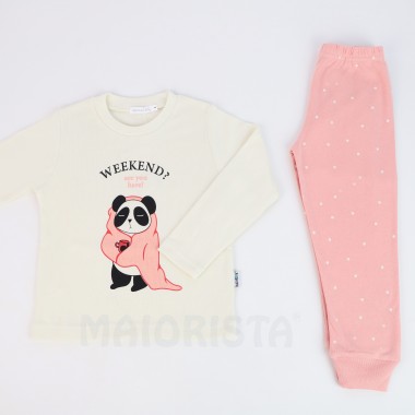 Pijama Menina «Panda Weekend»