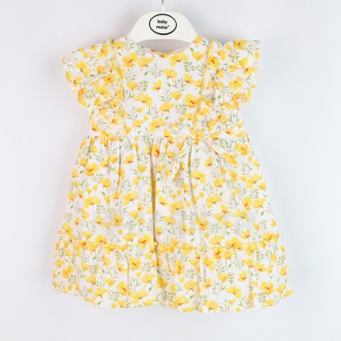 Vestido Bebé «Flores/Laço»