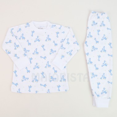 Pijama 2 Peças Criança «Estampado/Girafas»
