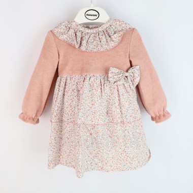 Vestido Para Bebé «Flores/Laço»