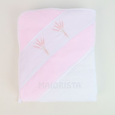 Toalha Banho 80x80 «Flores/Veludo»