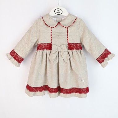 Vestido Para Bebé «Laço/Renda»