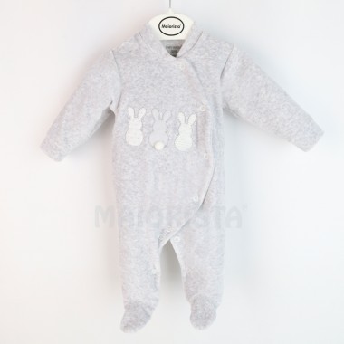 Babygrow VELUDO «3 Coelhos»