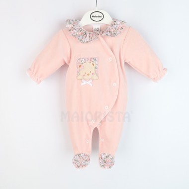 Babygrow Curvo VELUDO «Ursinho Janela»