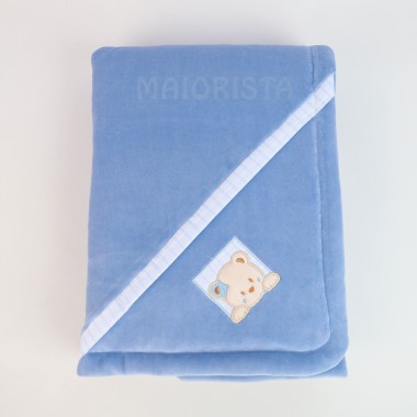 Manta VELUDO «Ursinho Janela»