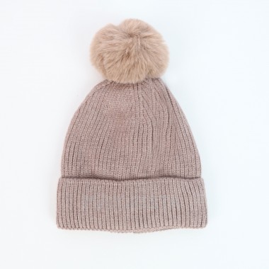 Gorro Malha Liso "1 PomPom"