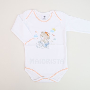Body Normal SEM CARDA «Urso/Bicicleta»