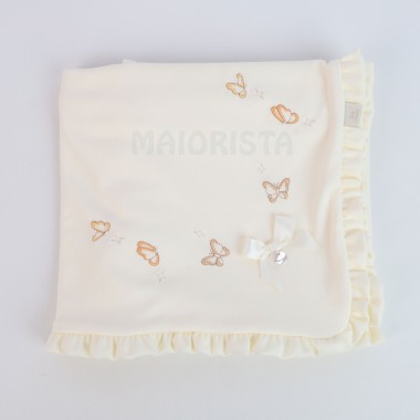 Manta ALGODÃO «Borboletas»