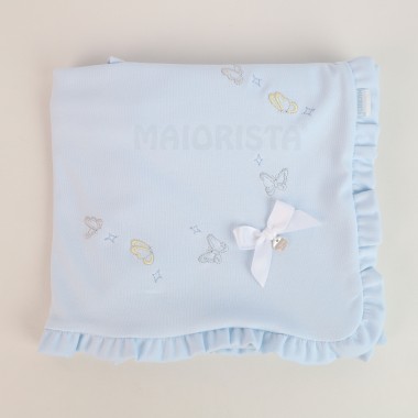 Manta ALGODÃO «Borboletas»