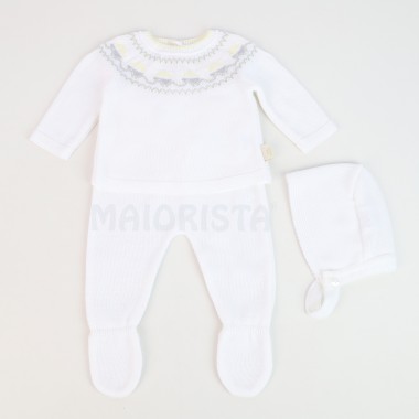 Conjunto 3 Peças MALHA «Barquinhos»