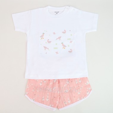 Pijama 2 Peças Menina «Estampados»