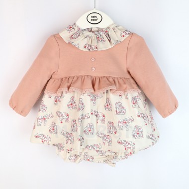 Vestido + Cueca Para Bebé «Elefante»
