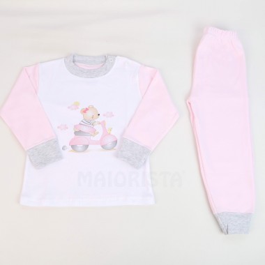Pijama 2 Peças Bebé «Ursinho/Mota»