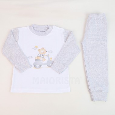 Pijama 2 Peças Criança «Ursinho/Mota»