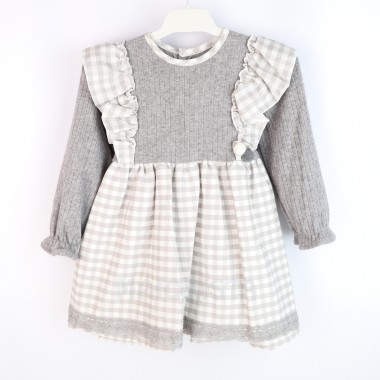 Vestido Menina «Malha/Xadrez»