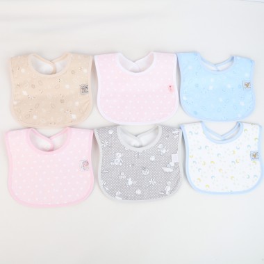Pack de 6 Babetes «Estampados»