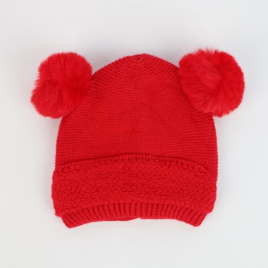 Gorro Malha Liso "2 PomPom"