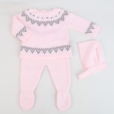 Conjunto 3 Peças MALHA «JACQUARD/Natal»