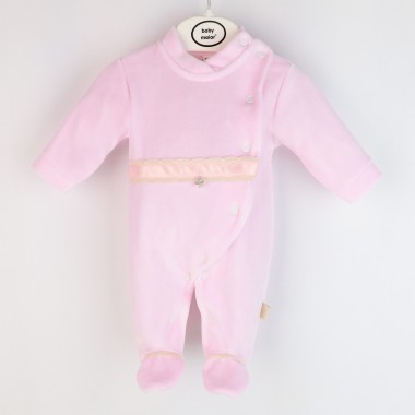 Babygrow Para Bebé VELUDO «Renda/Cetim»
