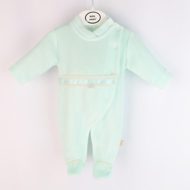 Babygrow Para Bebé VELUDO «Renda/Cetim»