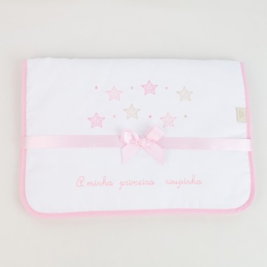 Conjunto 1ª Roupinha VELUDO «Estrelas»