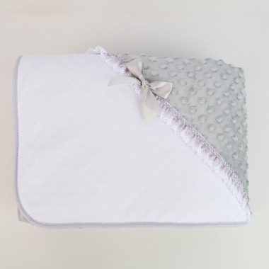 Manta Para Bebé «Nipples/Renda/Laço»