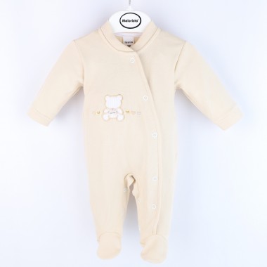 Babygrow Aberto de Lado ALGODÃO «Ursinho/Corações»