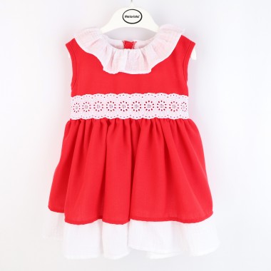 Vestido Para Menina «Bordado Inglês»