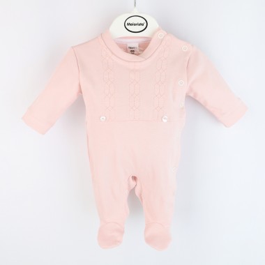 Babygrow Aberto de Lado ALGODÃO «Bordado Peito»