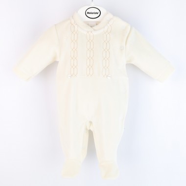 Babygrow Para Bebé VELUDO «Bordado Peito»