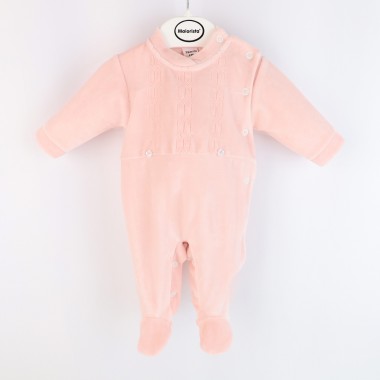 Babygrow Para Bebé VELUDO «Bordado Peito»