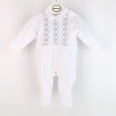Babygrow Para Bebé VELUDO «Bordado Peito»