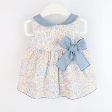 Vestido + Cueca Para Bebé «Flores»