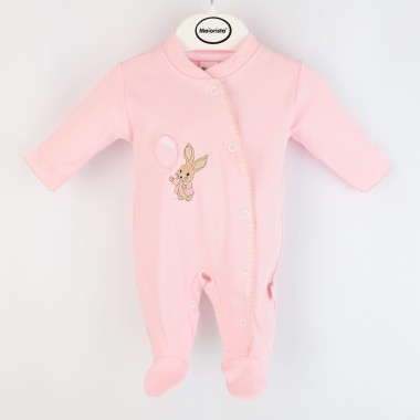 Babygrow Aberto de Lado ALGODÃO «Coelho/Balão»