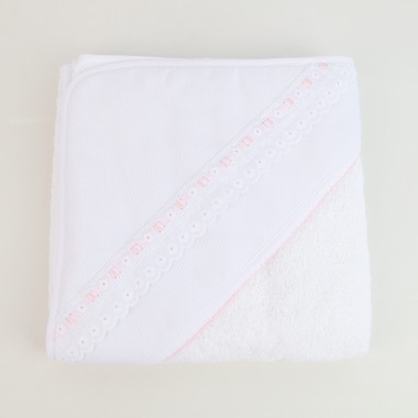Toalha Banho 80x80 «Bordado Inglês/Piqué»
