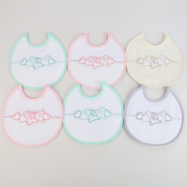Pack 6 Babetes «Bordar/Coelhinhos»