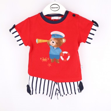 Conjunto Para Bebé «Ursinho Marinheiro»