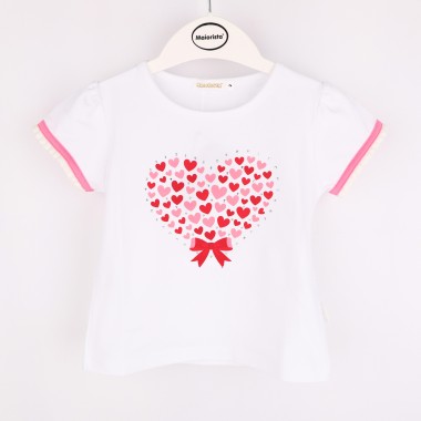 T-Shirt Menina «Corações»