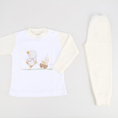 Pijama 2 Peças Bebé «Patinho/Carro»