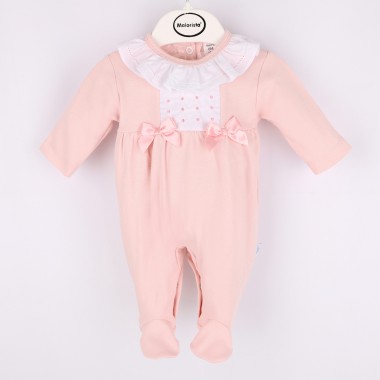 Babygrow Para Bebé ALGODÃO «Pintas/Folho/Laços»