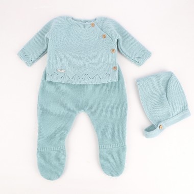 Conjunto 3 Peças MALHA «Botões»