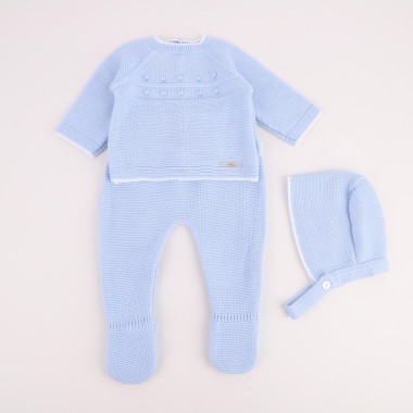 Conjunto 3 Peças MALHA «Trabalhado»