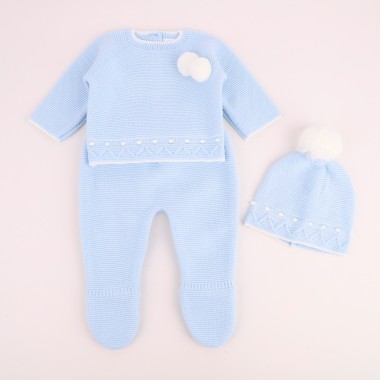 Conjunto 3 Peças MALHA «Pom-Pom ao Peito»