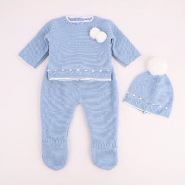 Conjunto 3 Peças MALHA «Pom-Pom ao Peito»