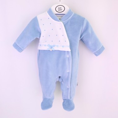 Babygrow Para Bebé VELUDO «Pintas/Fita»