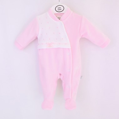 Babygrow Para Bebé VELUDO «Pintas/Fita»
