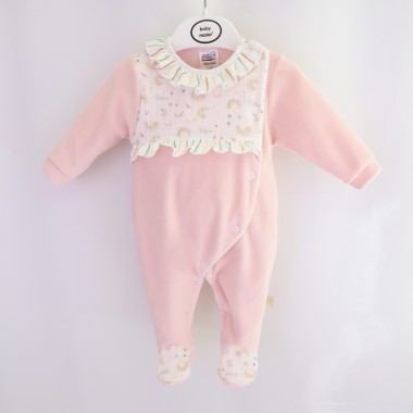Babygrow Aberto de Lado VELUDO «Arco-Íris»