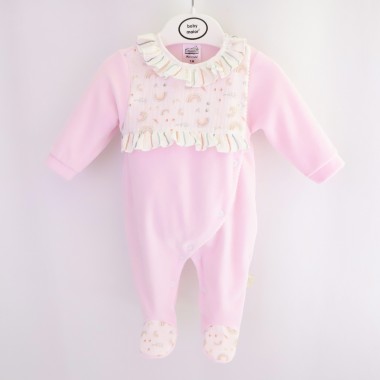 Babygrow Aberto de Lado VELUDO «Arco-Íris»